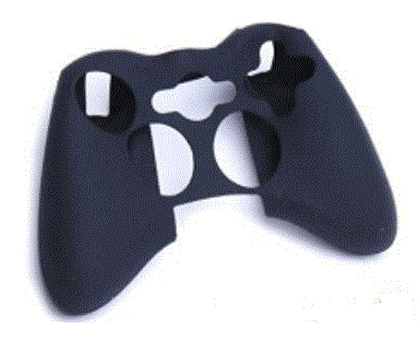 Главное изображение Силиконовый чехол для контроллера Xbox 360 /черный/ для Xbox360