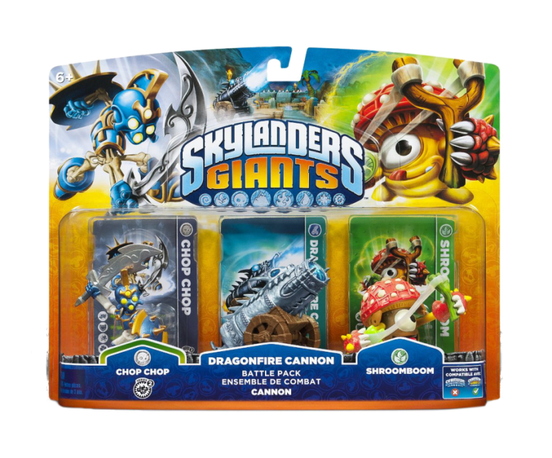 Главное изображение Skylanders: Giants - Боевой набор - Chop Chop, Dragonfire Cannon, Shroomboom для Ps3