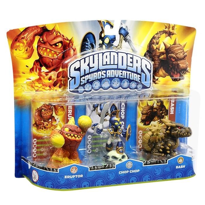 Главное изображение Skylanders. Набор из трех фигурок: Chop Chop, Bash, Eruptor для Ps3