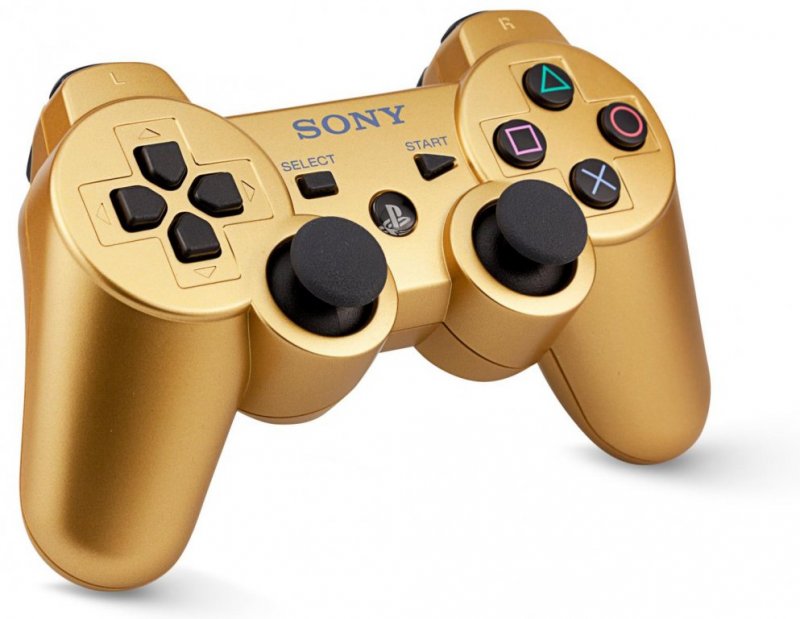 Главное изображение Sony Dualshock 3 (CECHZC2H), золотой (Б/У) для 