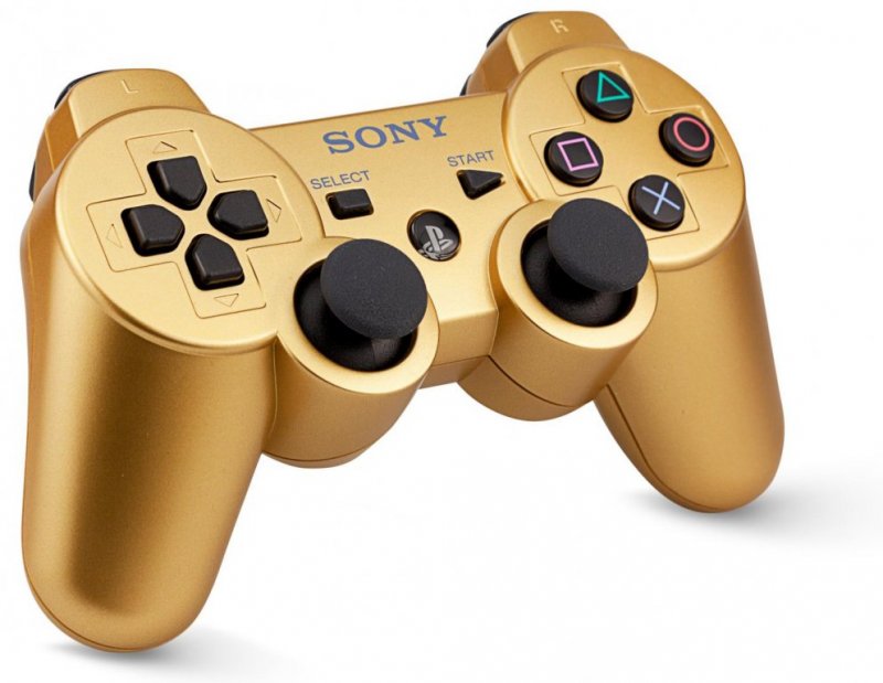 Главное изображение Sony Dualshock 3, золотой для Ps3