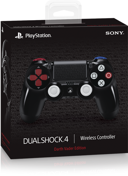 Главное изображение Геймпад Sony Dualshock 4 для PS4, Darth Vader Edition (CUH-ZCT1E) для PS4