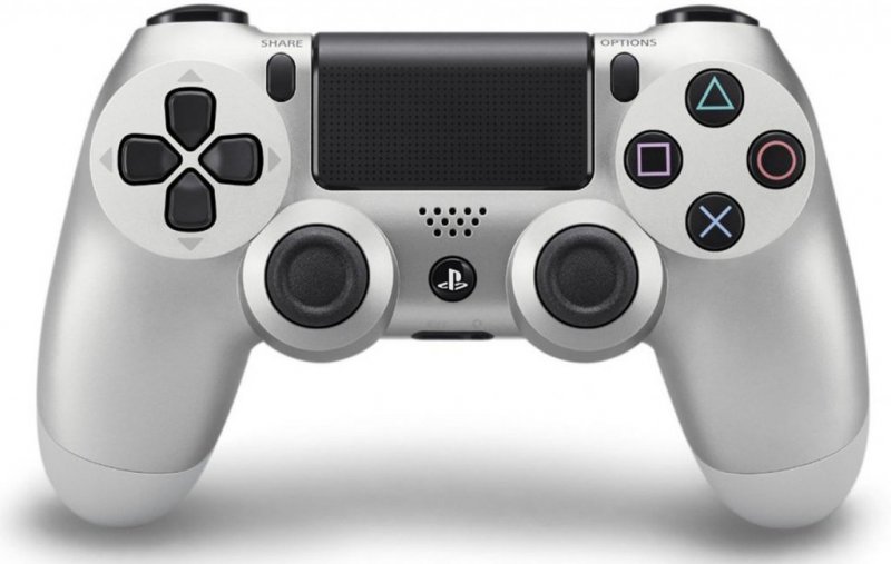 Главное изображение Геймпад Sony Dualshock 4 для PS4, Silver (CUH-ZCT1E) (Б/У) для PS4