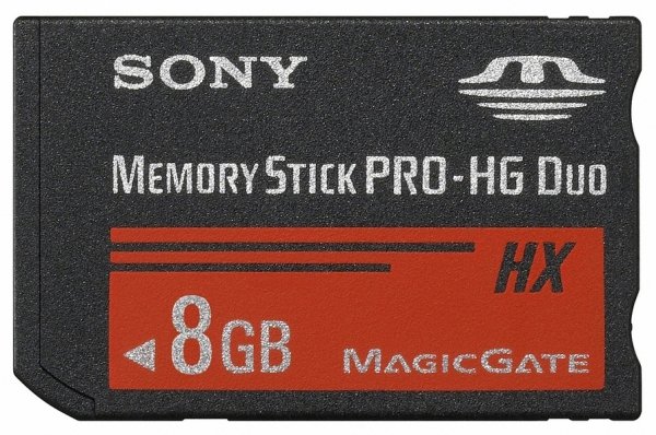 Главное изображение Sony Memory Stick PRO-HG Duo HX 8GB для Psp