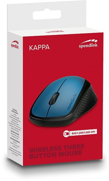 Главное изображение Speedlink Мышь беспроводная Kappa Mouse blue (SL-630011-BE) для Pc