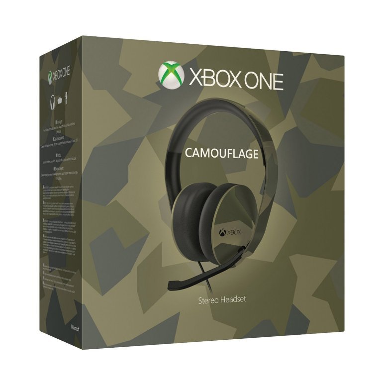 Главное изображение Гарнитура Stereo Headset зеленый камуфляж (5F4-00002) для XboxOne
