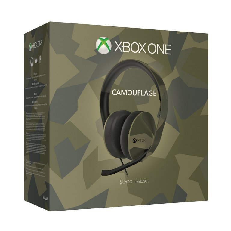 Главное изображение Гарнитура Stereo Headset зеленый камуфляж (5F4-00002) для Xboxone