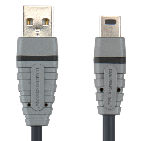 Главное изображение Кабель USB, Mini USB Bandridge BCL4405 (4.5 м.) для 