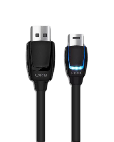 Главное изображение Кабель для зарядки PS4 (3 м.) со светодиодной индикацией ORB Led Charge для Ps4