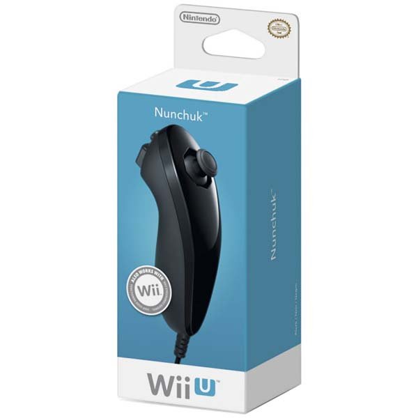 Главное изображение Nintendo Wii U Nunchuk Controller (черный) для Wii