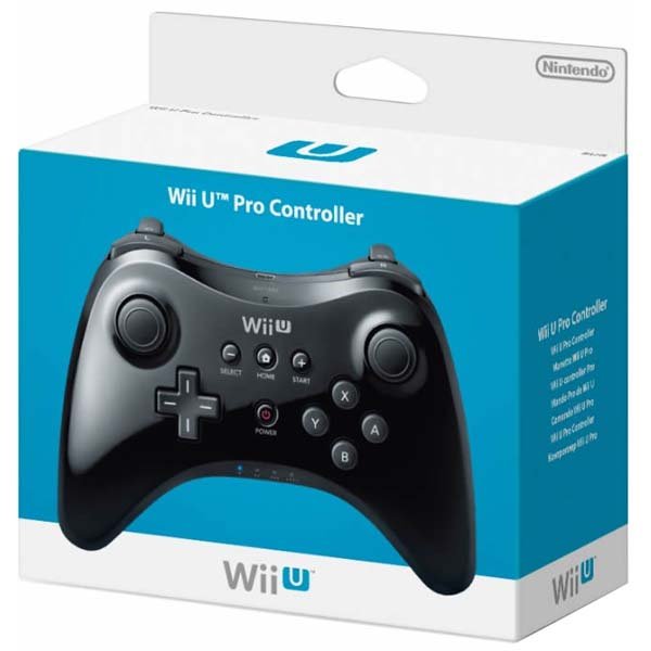 Главное изображение Nintendo Wii U Pro Controller (black) для Wii