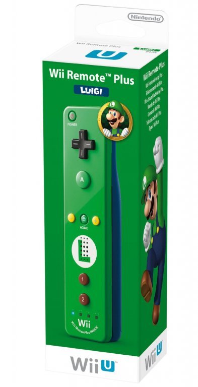 Главное изображение Nintendo Wii U Remote Plus Luigi Edition для Wii