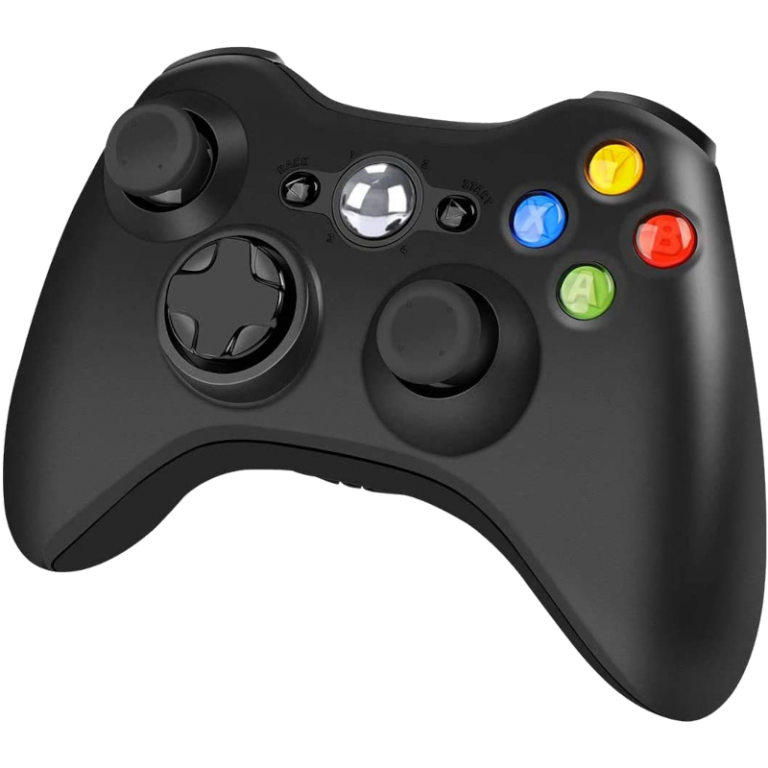 Главное изображение Беспроводной геймпад для Xbox 360, чёрный (NSF-00003) для 