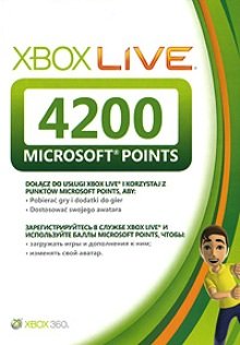Главное изображение Microsoft Xbox Live 4200 очков для России для Xbox360