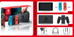 Скриншот № 0 из игры Nintendo Switch (неоновый красный/неоновый синий) 