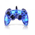 Скриншот № 0 из игры Проводной джойстик с синей подсветкой для PS3 (PDP Afterglow Wired Controller - Blue for Sony PS3)