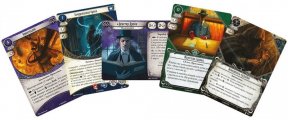 Скриншот № 1 из игры Настольная игра Ужас Аркхэма. Карточная игра. Дополнение 'Заговор в Инсмуте'. Сыщики