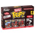 Скриншот № 0 из игры Фигурка Funko Bitty POP! Marvel: Deadpool: Bathtime + Flamenco + Supper Hero + Mystery (4 Pack)