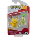 Скриншот № 0 из игры Набор фигурок Pokemon: Battle Figure Pack - Pikachu and Chikorita (Series 10)