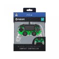 Скриншот № 2 из игры Проводной геймпад Nacon Wired Illuminated Compact Controller, green (PS4/PC)