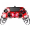 Скриншот № 1 из игры Проводной геймпад Nacon Wired Illuminated Compact Controller, red (PS4/PC)