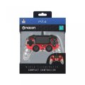 Скриншот № 2 из игры Проводной геймпад Nacon Wired Illuminated Compact Controller, red (PS4/PC)
