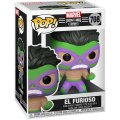 Скриншот № 0 из игры Фигурка Funko POP! Bobble: Marvel: Luchadores: El Furioso (Hulk) #708