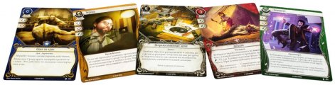 Скриншот № 0 из игры Настольная игра Ужас Аркхэма. Карточная игра. Дополнение Путь в Каркозу. Сценарий Бледная маска