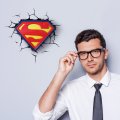 Скриншот № 1 из игры Декоративный LED светильник 3D-Light-FX (3D Warner Bros. Superman Shield)