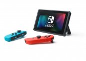 Скриншот № 1 из игры Nintendo Switch v.2 (улучшенная батарея), неоновый красный/неоновый синий