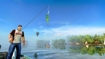 Скриншот № 1 из игры Rapala Pro Bass Fishing + беспроводной контроллер-удочка [Wii]