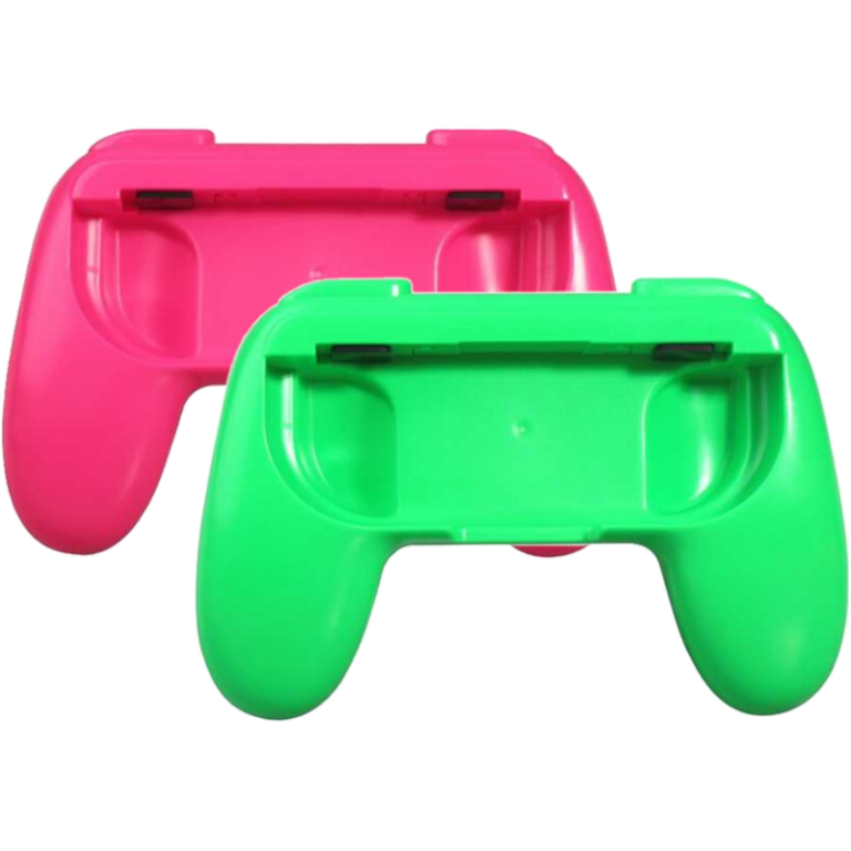 Держатель для Joy-Con, DOBE Switch Controller Grip, pink/green (TNS-851)