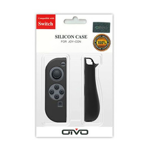 Защитные чехлы для Joy-Con, черные (OIVO)