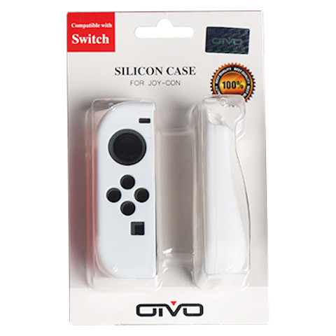 Защитные чехлы для Joy-Con, белые (OIVO)