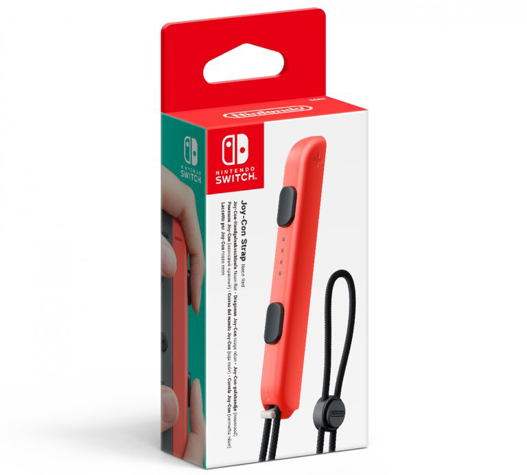 Joy-Con ремешок (неоновый красный)