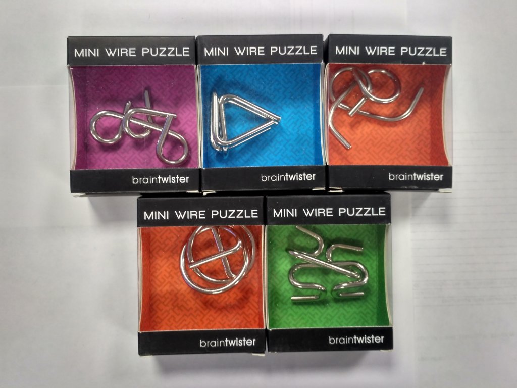 Головоломка металлическая (KAISIQI) Mini Wire Puzzle (NO. 2002)
