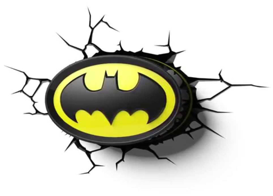 Декоративный LED светильник 3D-Light-FX (3D Warner Bros. Batman Emblem)