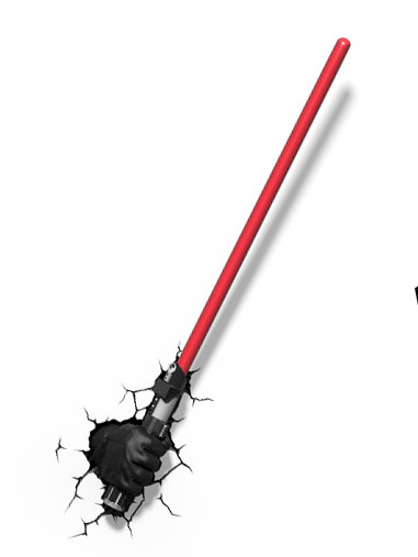 Декоративный LED светильник 3D-Light-FX (3D Star Wars - Darth Vader Lightsaber)