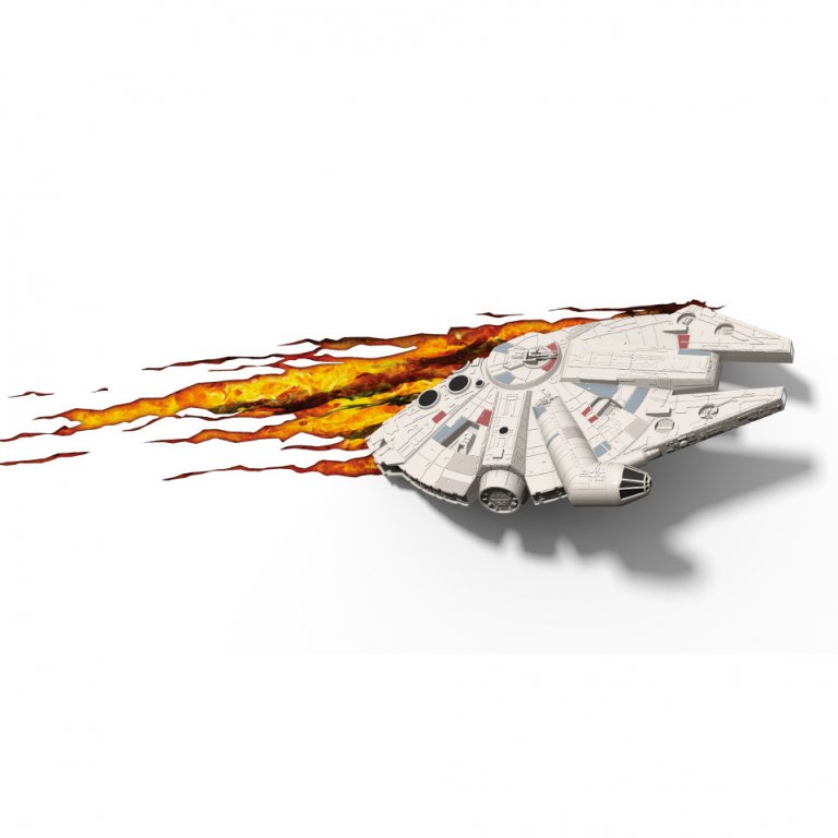 Декоративный LED светильник 3D-Light-FX (3D Star Wars - Millenium Falcon)