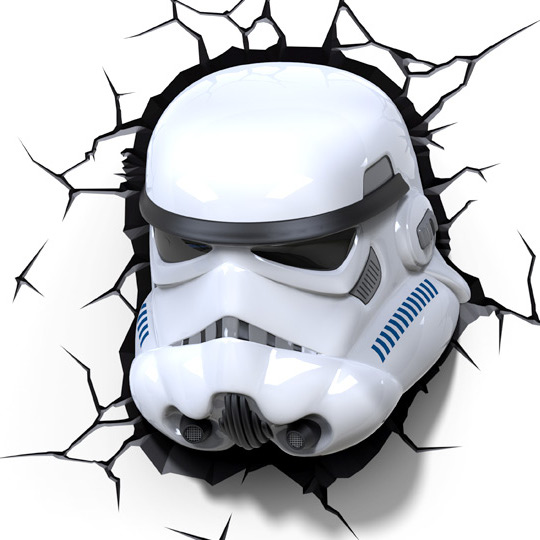 Декоративный LED светильник 3D-Light-FX (3D Star Wars - Stormtrooper)