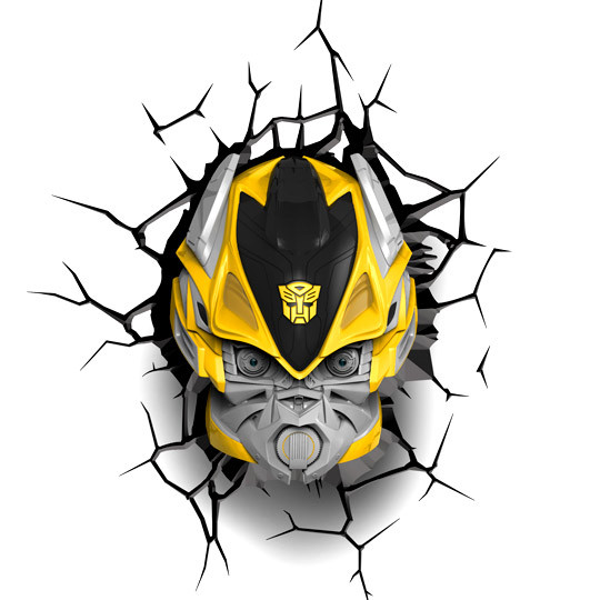 Декоративный LED светильник 3D-Light-FX (3D Transformers Bumblbee)