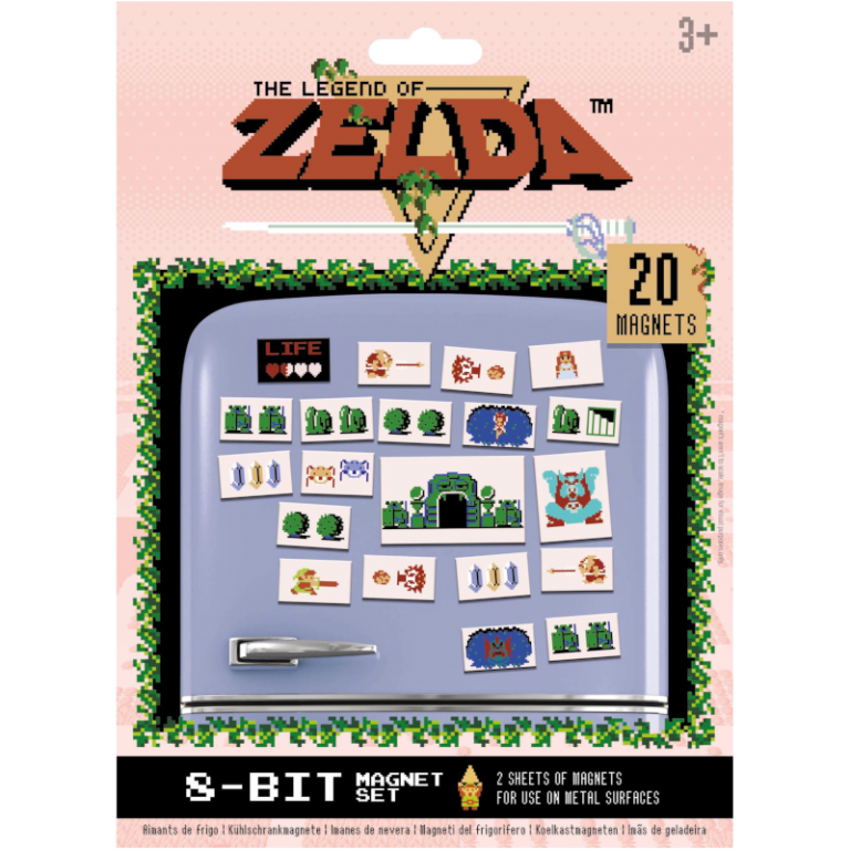Набор магнитов для холодильника The Legend of Zelda: Retro (20 шт.)