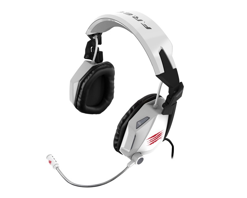 Mad Catz F.R.E.Q.5 Stereo Headset - наушники с микрофоном для PC (белый)