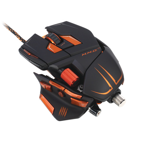 Игровая мышь Mad Catz M.M.O.7 (матовый чёрный)