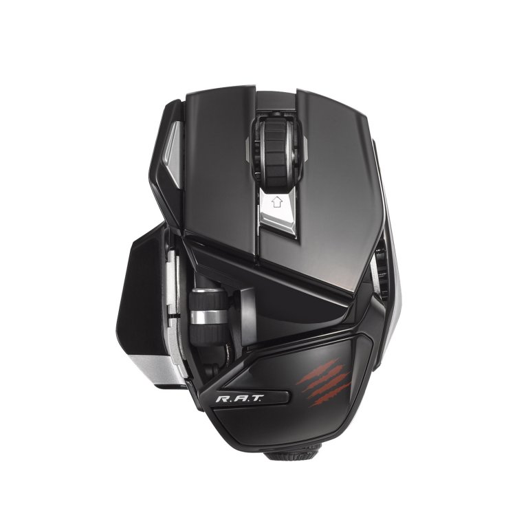 Мышь Mad Catz Office R.A.T - беспроводная лазерная (Gloss Black)
