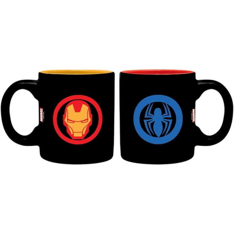 Набор кружек для эспрессо Marvel: Iron Man & Spider-Man (2 шт.)