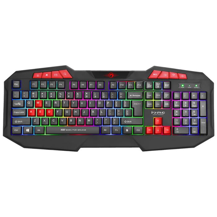 Игровая клавиатура Marvo K602 USB Gaming с подсветкой, ПК