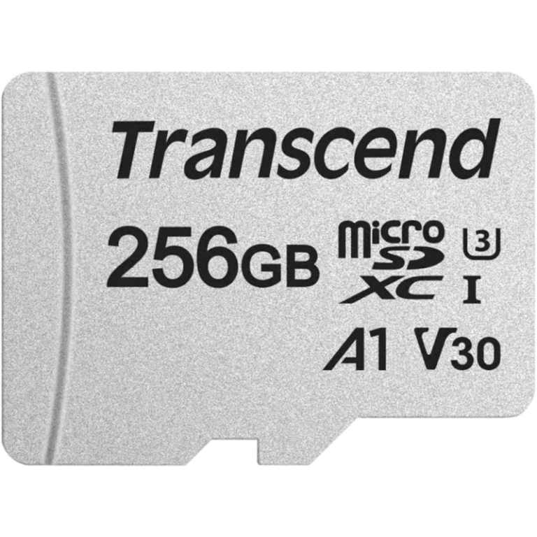 Карта памяти MicroSD 256GB Transcend 330S U3 V30 A1 + SD адаптер