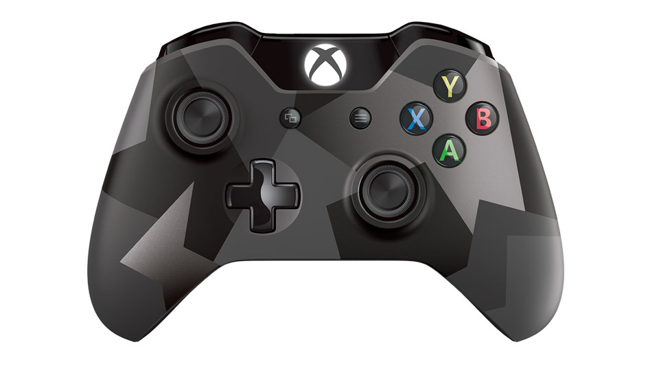 Microsoft Wireless Controller Xbox One (серый камуфляж) + 3.5 мм. Jack