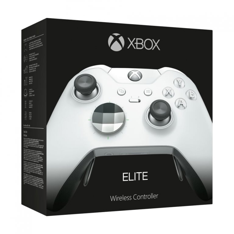Microsoft Wireless Controller - Xbox One ELITE Gamepad WHITE